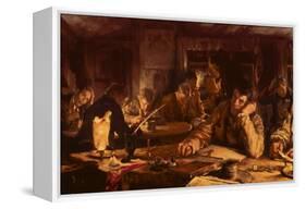 The Night School, 1892-Edgar Bundy-Framed Premier Image Canvas