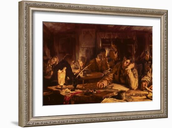 The Night School, 1892-Edgar Bundy-Framed Giclee Print