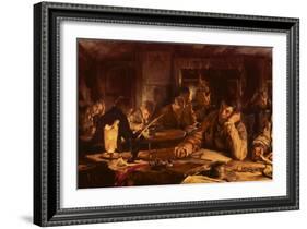 The Night School, 1892-Edgar Bundy-Framed Giclee Print