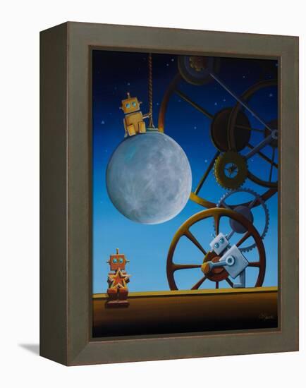 The Night Shift-Cindy Thornton-Framed Stretched Canvas