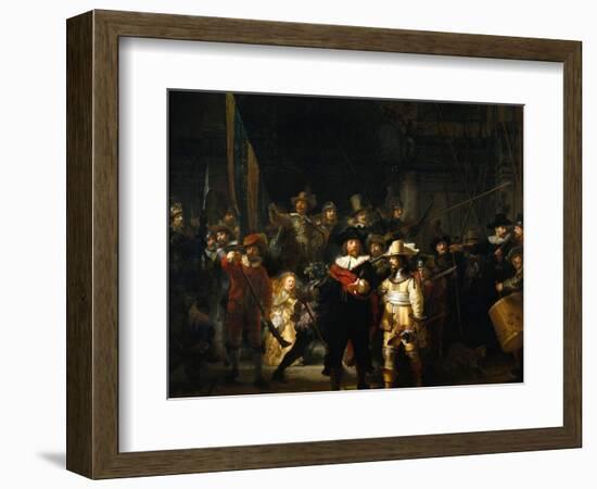 The Night Watch, 1642-Rembrandt van Rijn-Framed Giclee Print