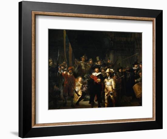 The Night Watch, 1642-Rembrandt van Rijn-Framed Giclee Print