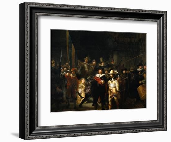 The Night Watch, 1642-Rembrandt van Rijn-Framed Giclee Print