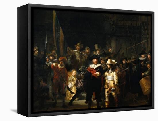 The Night Watch, 1642-Rembrandt van Rijn-Framed Premier Image Canvas