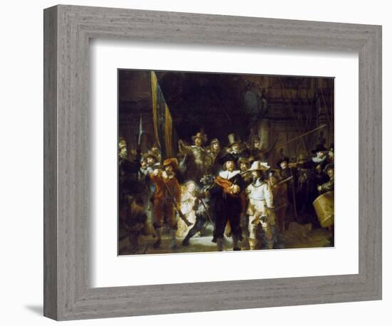 The Night Watch-Rembrandt van Rijn-Framed Giclee Print