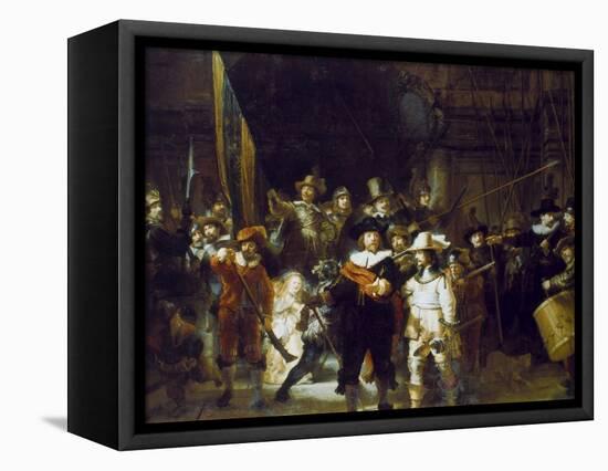 The Night Watch-Rembrandt van Rijn-Framed Premier Image Canvas