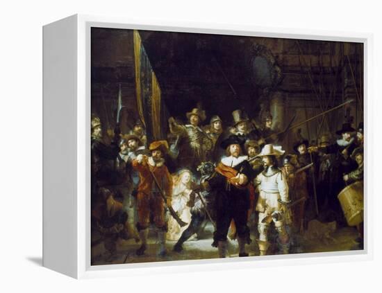 The Night Watch-Rembrandt van Rijn-Framed Premier Image Canvas