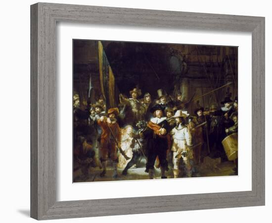 The Night Watch-Rembrandt van Rijn-Framed Giclee Print