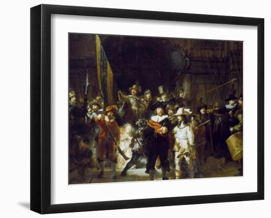 The Night Watch-Rembrandt van Rijn-Framed Giclee Print