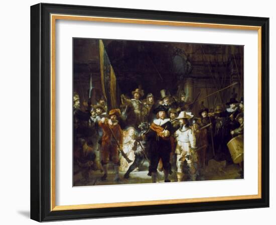 The Night Watch-Rembrandt van Rijn-Framed Giclee Print