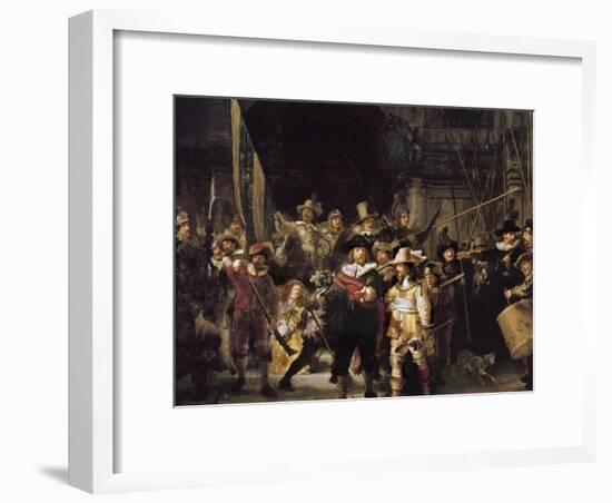 The Night Watch-Rembrandt van Rijn-Framed Art Print