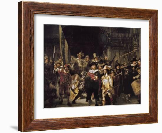 The Night Watch-Rembrandt van Rijn-Framed Art Print