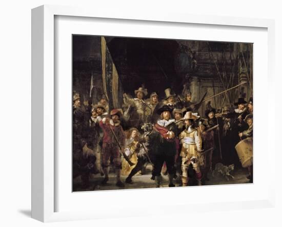 The Night Watch-Rembrandt van Rijn-Framed Art Print