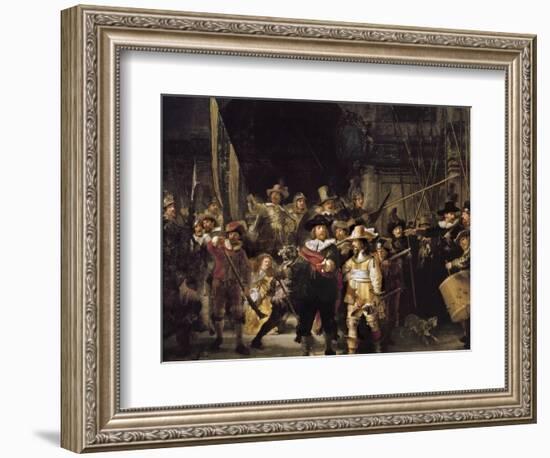 The Night Watch-Rembrandt van Rijn-Framed Art Print