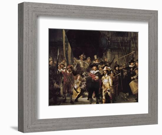 The Night Watch-Rembrandt van Rijn-Framed Art Print