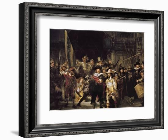 The Night Watch-Rembrandt van Rijn-Framed Art Print