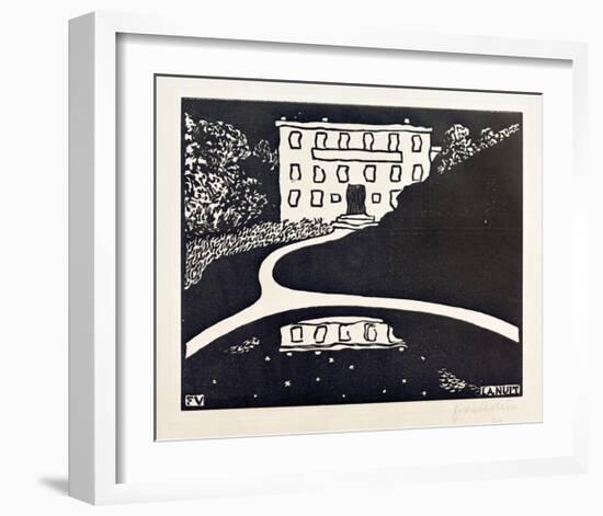 The Night-Félix Vallotton-Framed Giclee Print