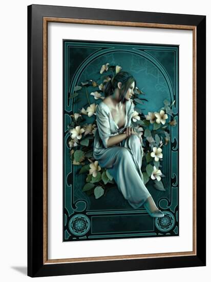 The Night-Atelier Sommerland-Framed Art Print