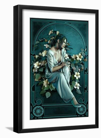 The Night-Atelier Sommerland-Framed Art Print