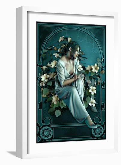 The Night-Atelier Sommerland-Framed Art Print