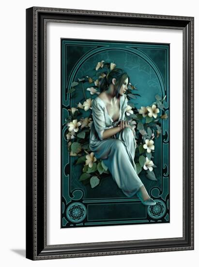 The Night-Atelier Sommerland-Framed Art Print