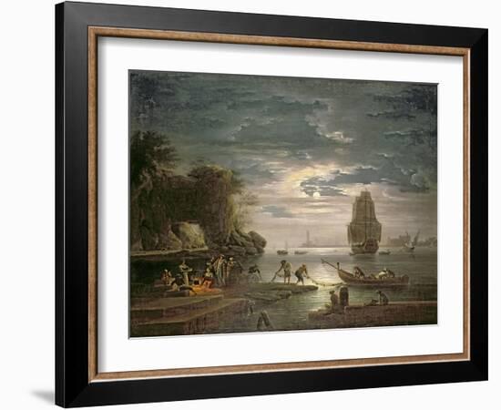 The Night-Claude Joseph Vernet-Framed Giclee Print