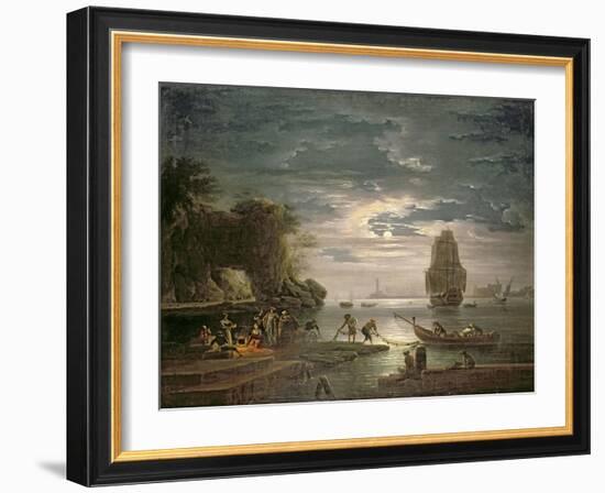 The Night-Claude Joseph Vernet-Framed Giclee Print