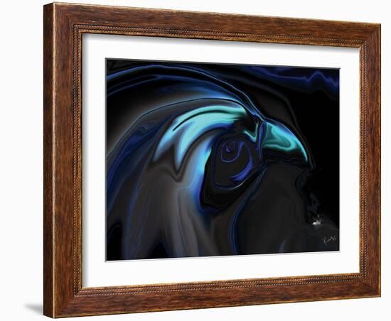 The Nighthawk-Rabi Khan-Framed Art Print