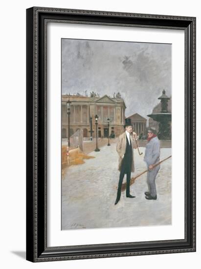 The Nighthawk-Jean Louis Forain-Framed Giclee Print