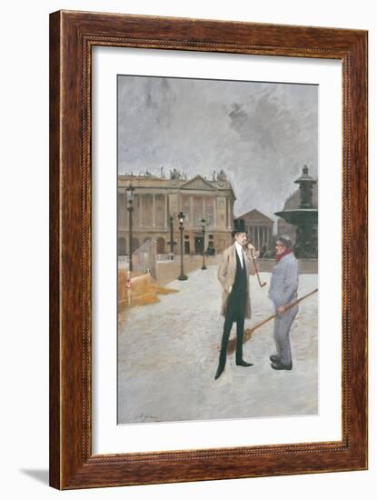 The Nighthawk-Jean Louis Forain-Framed Giclee Print