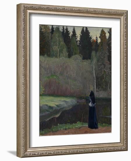 The Nightingale Is Singing, 1918-Mikhail Vasilyevich Nesterov-Framed Giclee Print