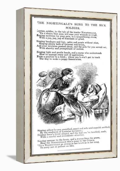 The Nightingale's Song to To the Sick Soldier, 1854-null-Framed Premier Image Canvas