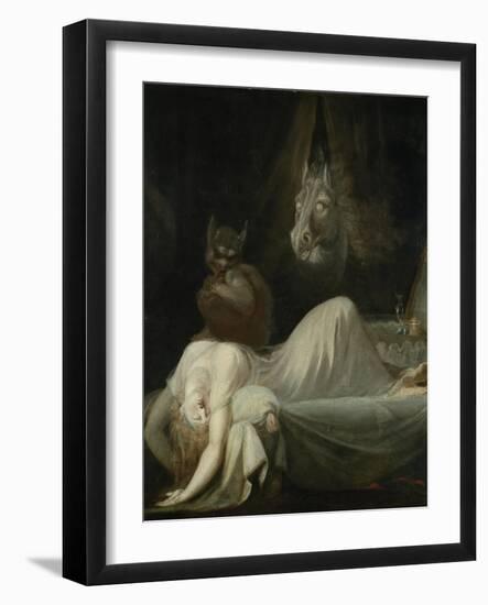 The Nightmare, 1790/91-Henry Fuseli-Framed Giclee Print