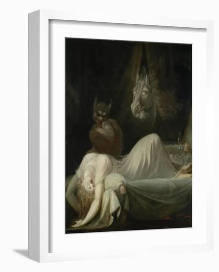 The Nightmare, 1790/91-Henry Fuseli-Framed Giclee Print