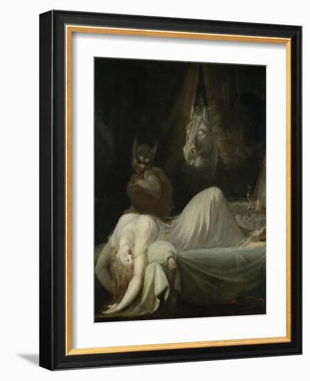 The Nightmare, 1790/91-Henry Fuseli-Framed Giclee Print