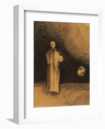 The Nightmare, 1881-Odilon Redon-Framed Giclee Print