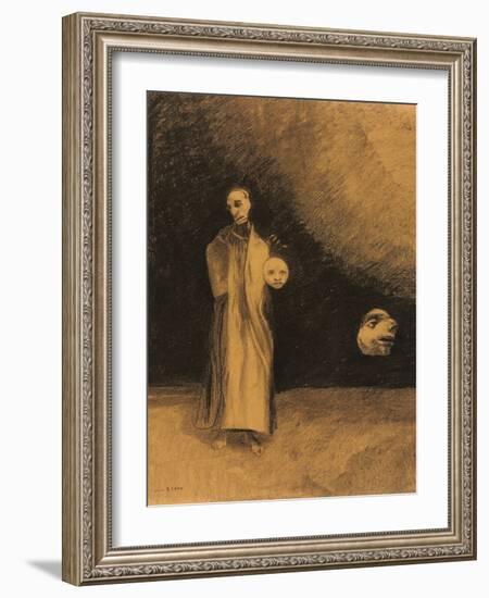 The Nightmare, 1881-Odilon Redon-Framed Giclee Print