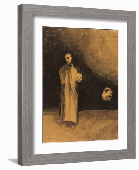 The Nightmare, 1881-Odilon Redon-Framed Giclee Print