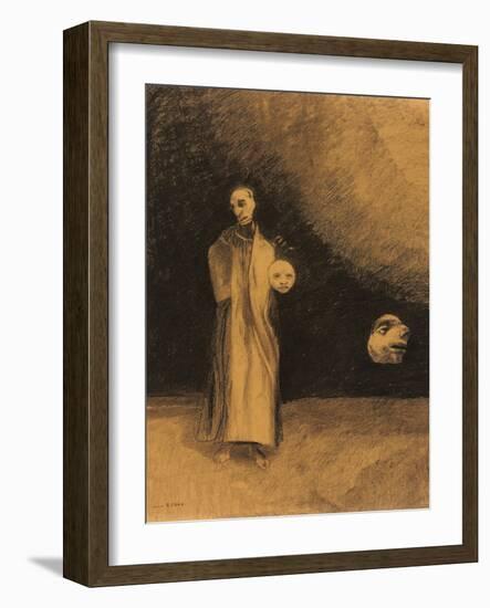 The Nightmare, 1881-Odilon Redon-Framed Giclee Print