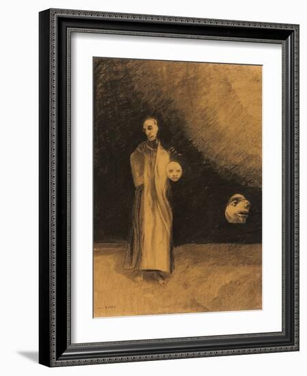 The Nightmare, 1881-Odilon Redon-Framed Giclee Print