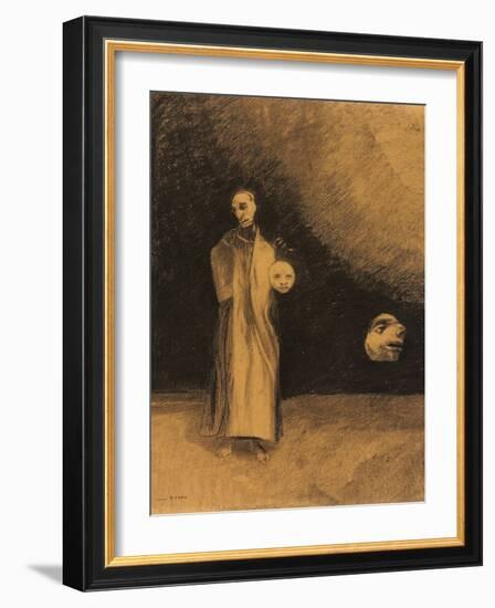 The Nightmare, 1881-Odilon Redon-Framed Giclee Print