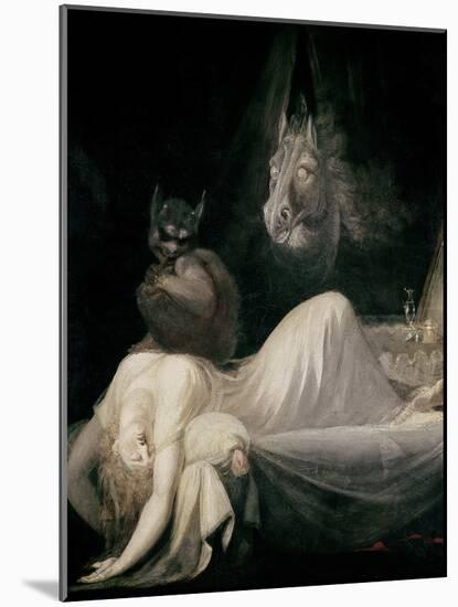 The Nightmare, c.1781-Henry Fuseli-Mounted Giclee Print