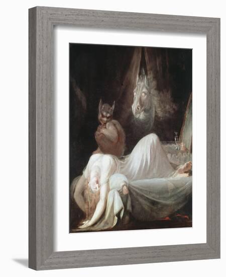 The Nightmare, C1790-Henry Fuseli-Framed Giclee Print