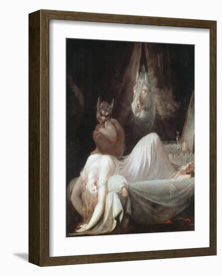 The Nightmare, C1790-Henry Fuseli-Framed Giclee Print