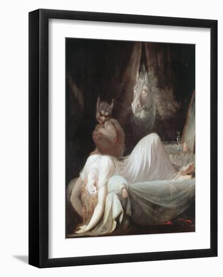 The Nightmare, C1790-Henry Fuseli-Framed Giclee Print