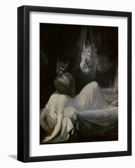 The Nightmare, Ca. 1790-91-Johann Henrich Fussli-Framed Art Print