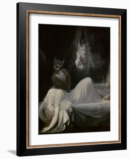 The Nightmare, Ca. 1790-91-Johann Henrich Fussli-Framed Art Print