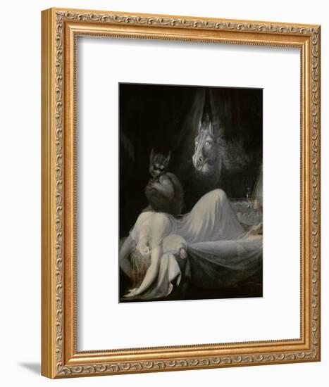 The Nightmare, Ca. 1790-91-Johann Henrich Fussli-Framed Art Print