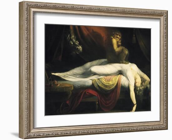 The Nightmare I, 1781-Johann Heinrich Fussli-Framed Giclee Print