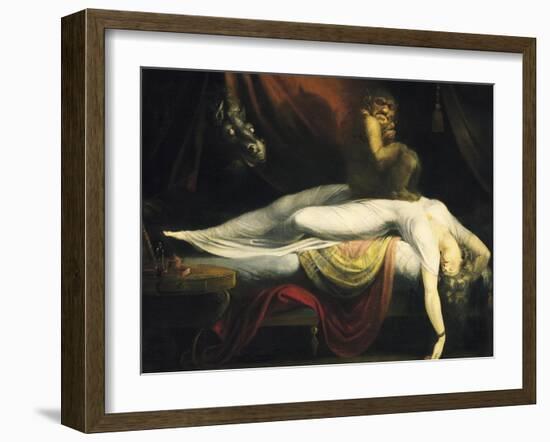 The Nightmare I, 1781-Johann Heinrich Fussli-Framed Giclee Print